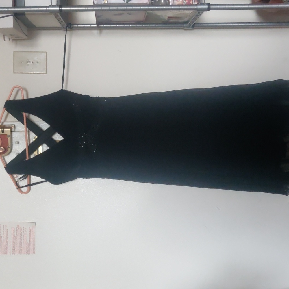 Jones NY Black Formal 100% Silk Dress